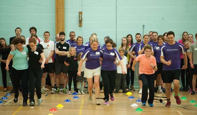 Mills & Reeve Corporate sports event